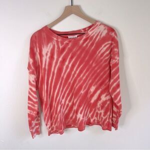 For The Republic Pink Tie-Dye Top